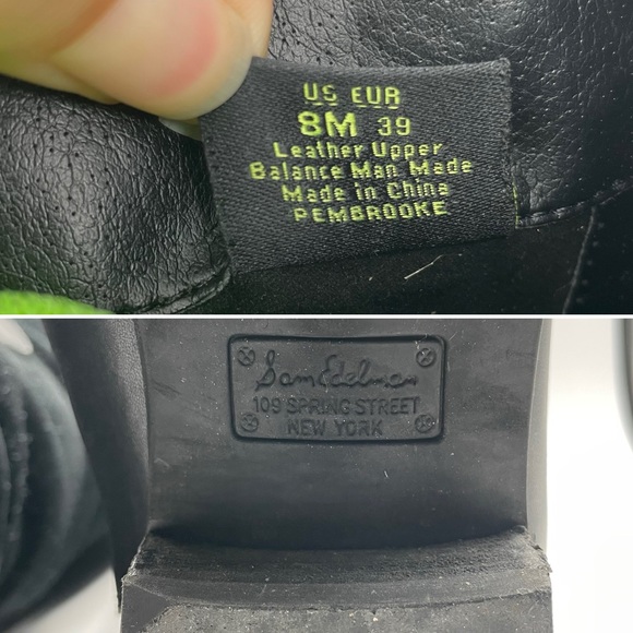 Sam Edelman Pembrooke Black Suede Leather Riding Boots Tall Knee High - Picture 14 of 15